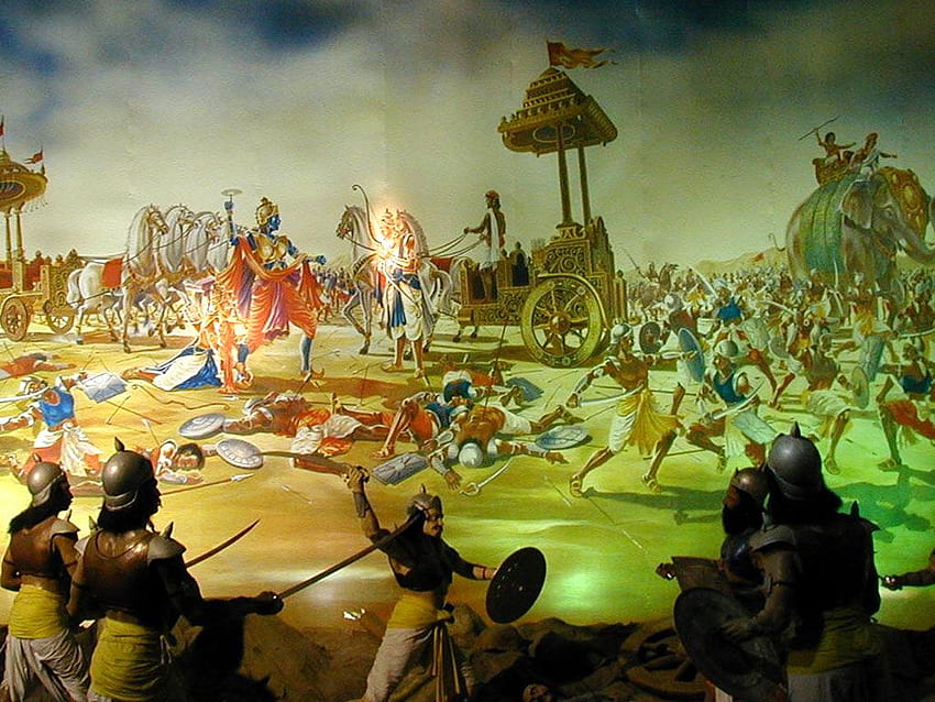 Krishna Mahabharat - Guerra Kurukshetra papel de parede HD