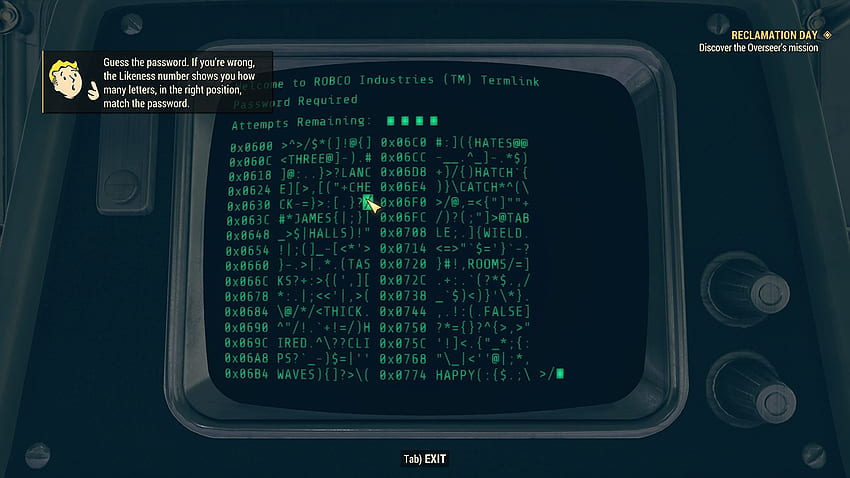 Fallout 76 terminal hacking: upgrading your hacking skill. Rock Paper Shotgun HD wallpaper