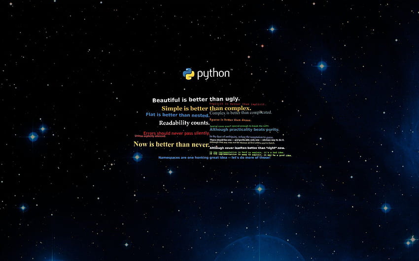 The Zen of Python HD wallpaper
