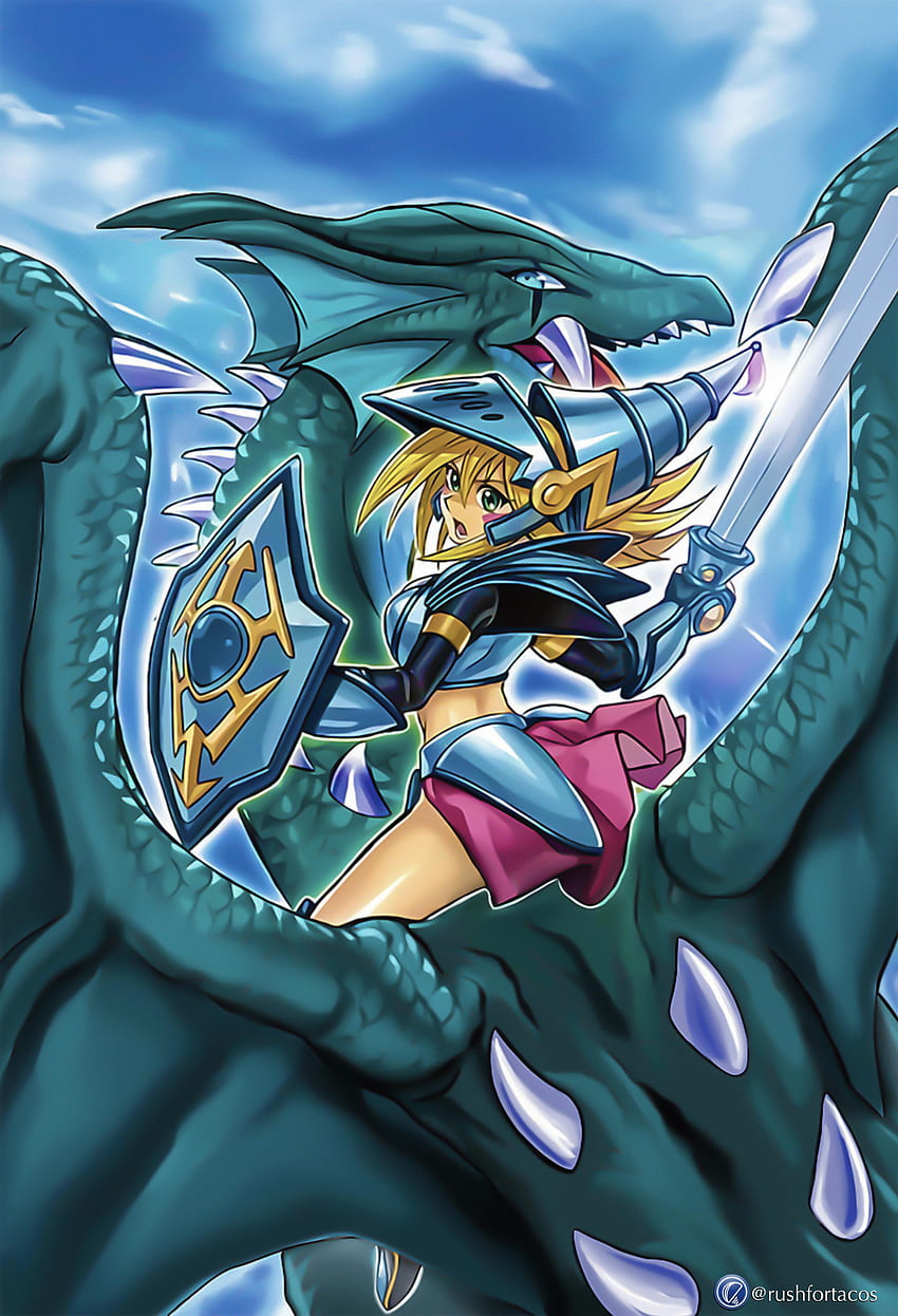 สร้างงานศิลปะเต็มรูปแบบ Dark Magician the Dragon Knight : yugioh, Dark Magician Girl วอลล์เปเปอร์โทรศัพท์ HD
