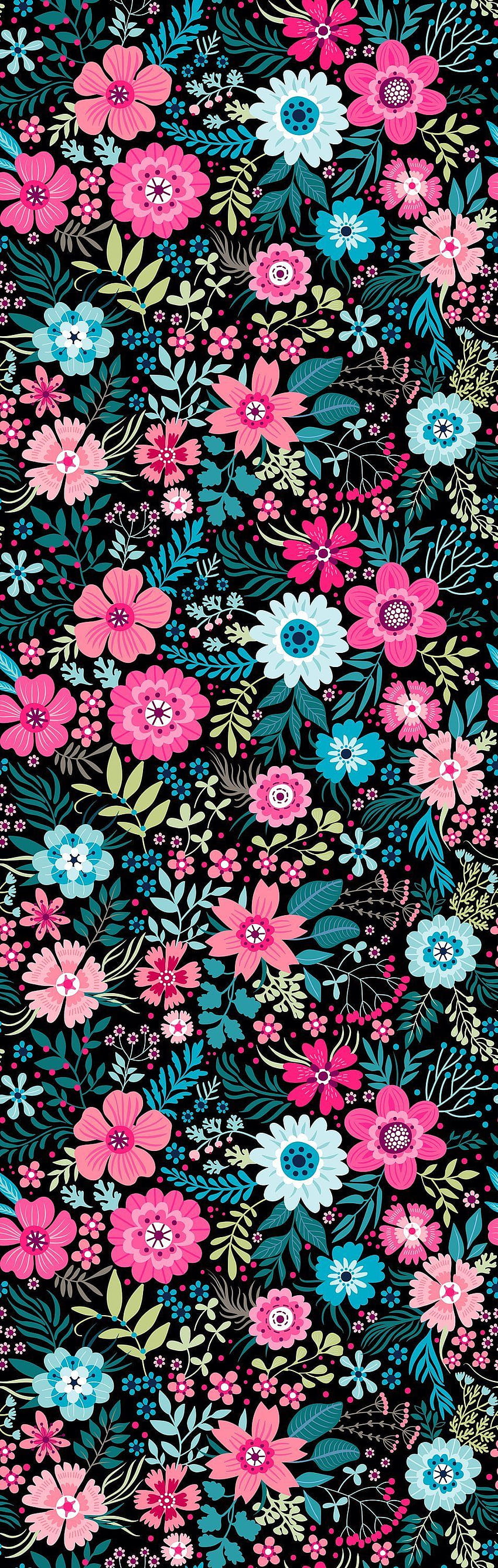 Buccia di fiori colorati carini autoadesivi rimovibili – uniqstiq, carino colorato Sfondo del telefono HD