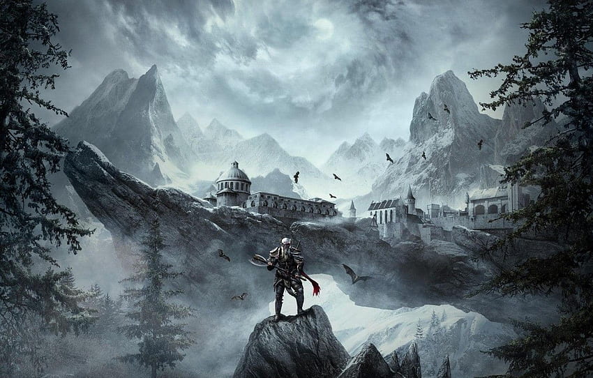 The Elder Scrolls Online, Nord, Dark Heart of Skyrim HD 월페이퍼