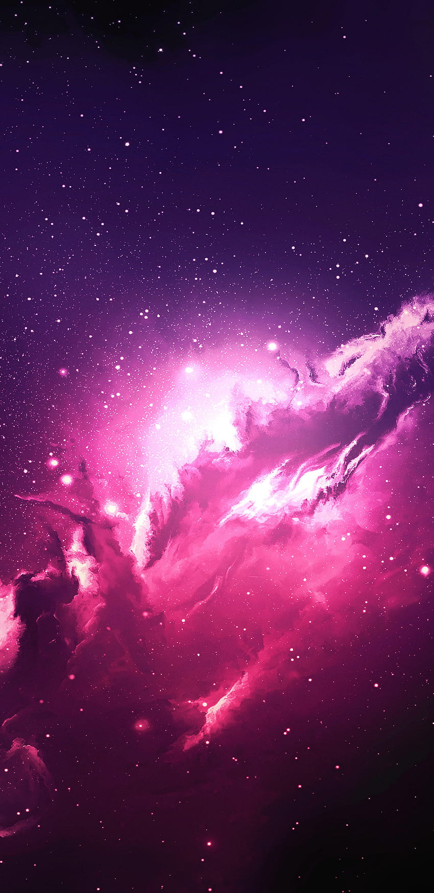 Nebula Stars Universe Galaxy Space Samsung Galaxy Note 9, 8, S9, S8, SQ,, Latar Belakang, dan, Galaxy Merah Muda dan Hitam wallpaper ponsel HD