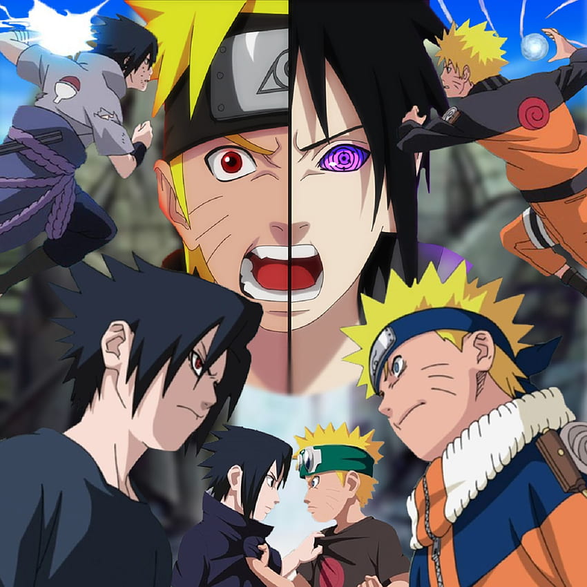 Naruto vs Sasuke, uchiha, otaku, narutoandsasuke, anime, uzumaki HD ...