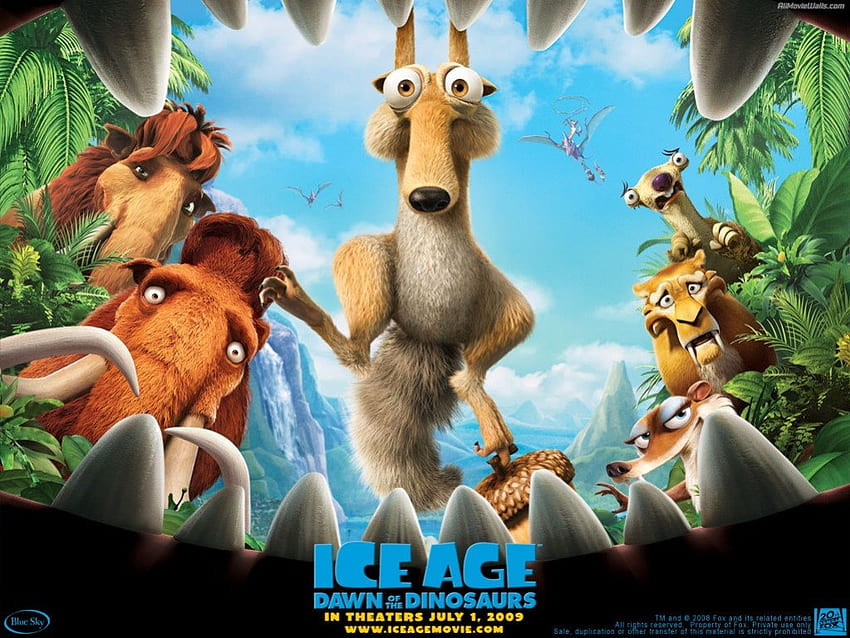 Ice age 3, abinandan, edad, mamoth, hollywood, película, sid, hielo fondo de pantalla