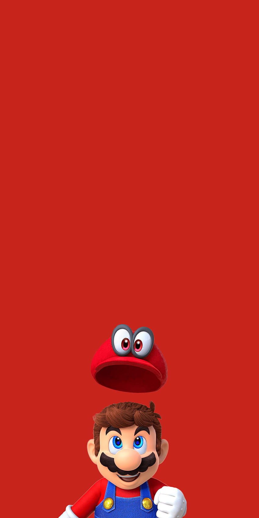 Teléfono minimalista de Mario: SuperMarioOdyssey, iPhone de Super Mario Odyssey fondo de pantalla del teléfono