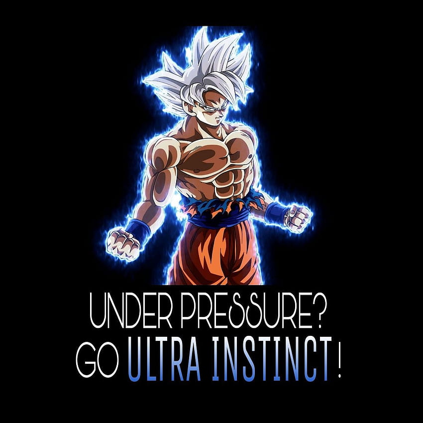 Cette citation faite par moi-même vient de faire ma journée! Instinct Goku Ultra, Citations Goku Fond d'écran de téléphone HD