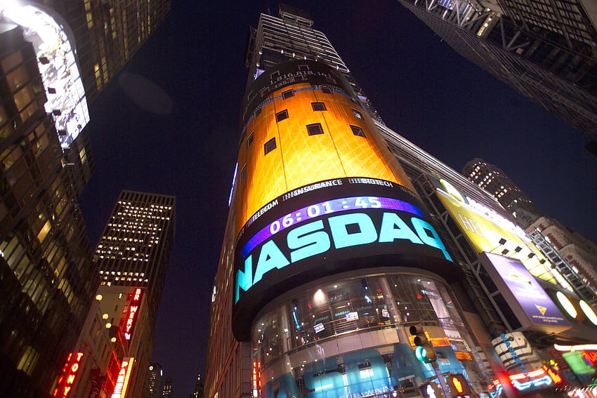 Nasdaq-Börse New York HD-Hintergrundbild