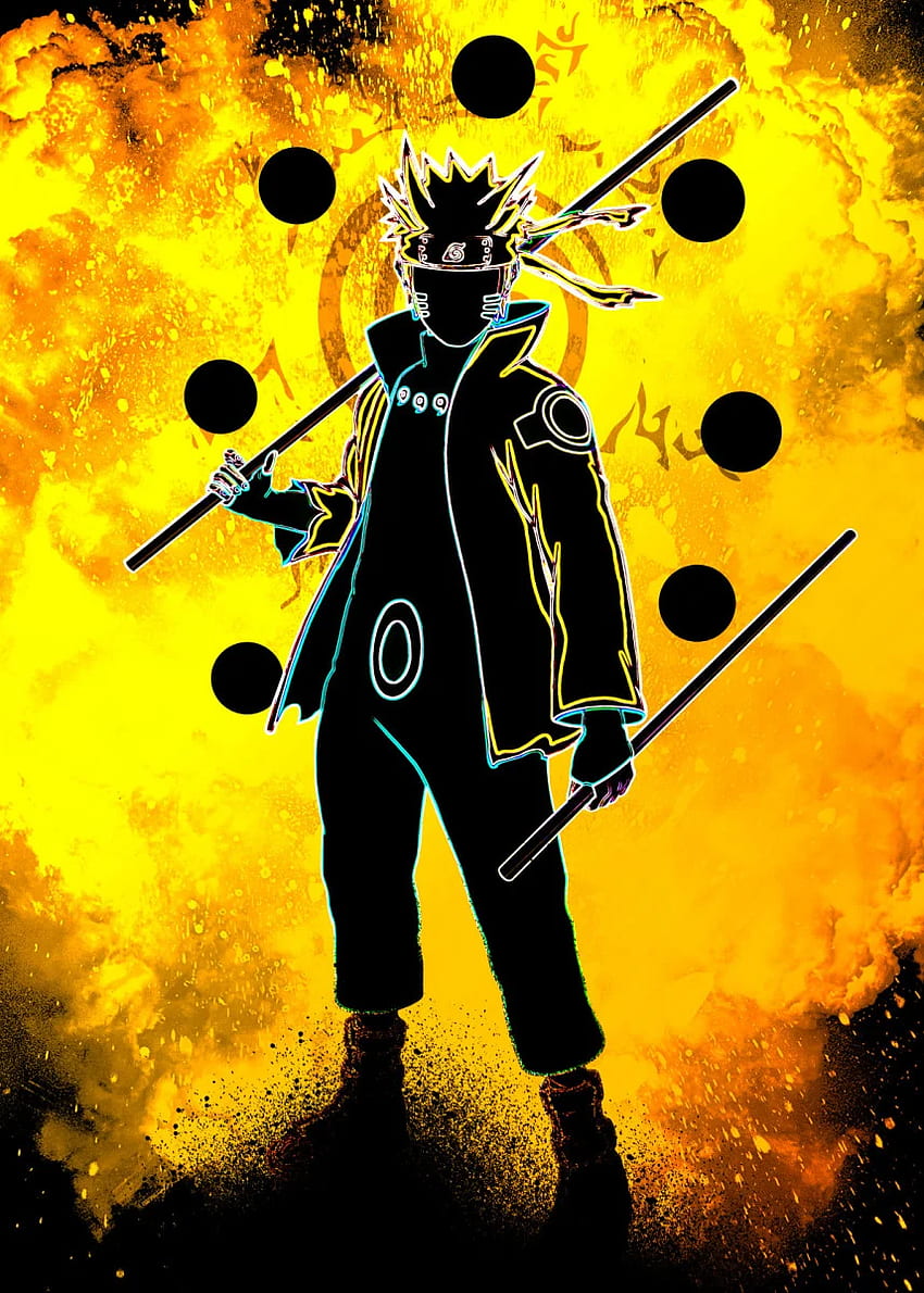 Soul of the Legend Fighter' Poster von Donnie. Displate. Naruto Uzumaki Kunst, Naruto Shippuden, Naruto HD-Handy-Hintergrundbild