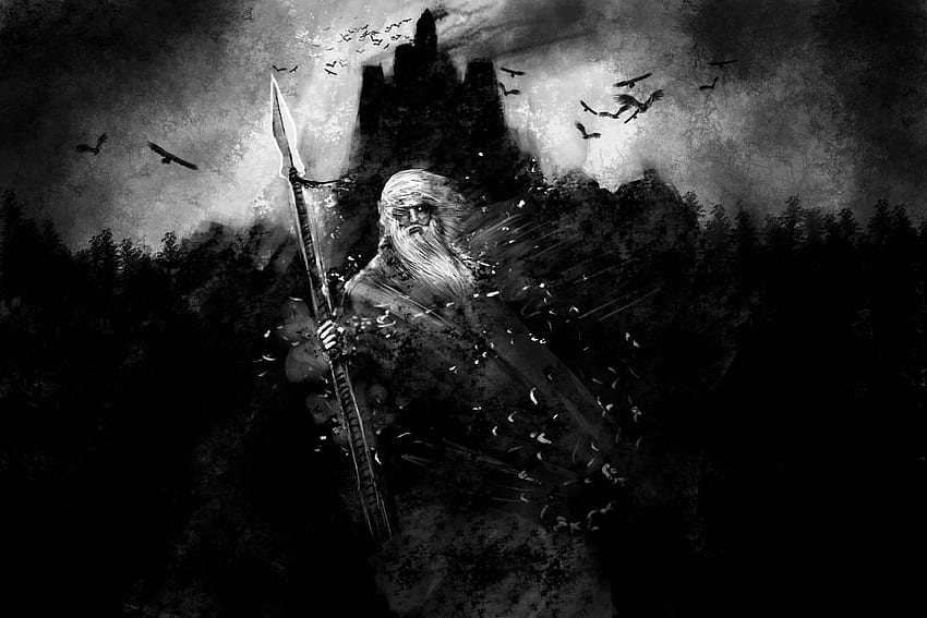 Odin . Odin , Rodin Sculptures and Runes Odin Receiving, Black Myth: Wukong HD wallpaper