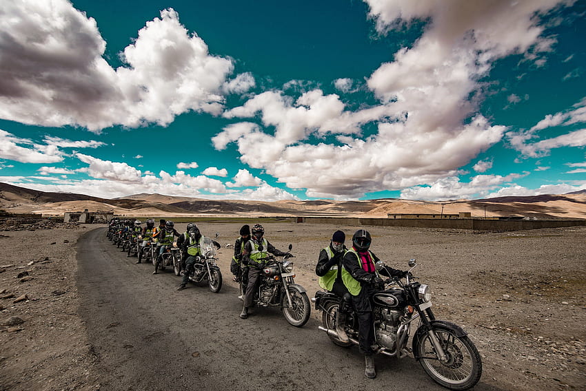 Viaggio in bici Ladakh, viaggio in bici Sfondo HD