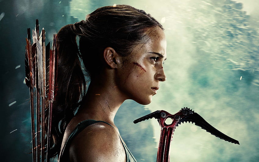 Лара Крофт, Tomb Raider, Alicia Vikander, филм HD тапет