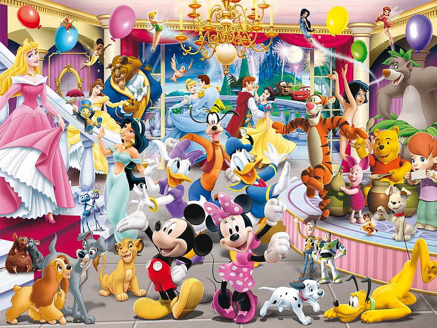Disney Celebrations with all Disney Members in Disney World [] for your , Mobile & Tablet. Explore Disney Movies . Disney Character , Disney , Cool Disney , Walt Disney Movies HD wallpaper
