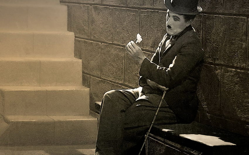 Charlie Chaplin Triste - - - Sugerencia fondo de pantalla