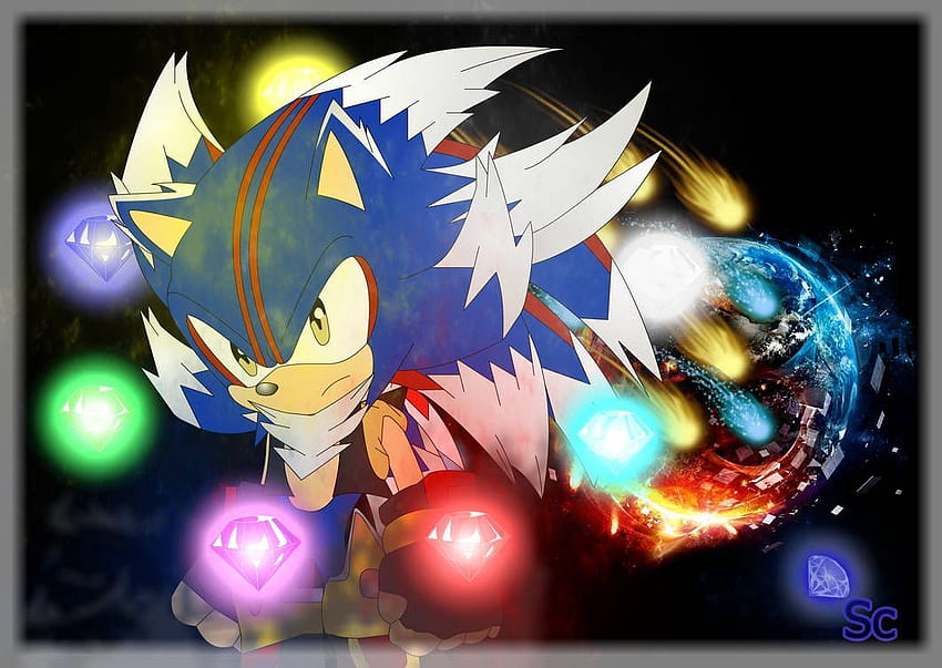 Super Sonic Original Animemanga Wall Art Digital Print  Etsy
