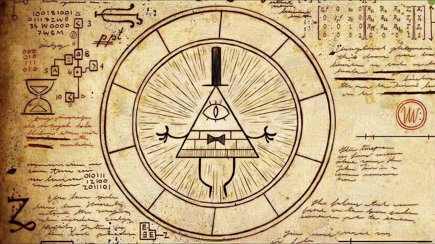 Gravity Falls Illuminati Disney Cartoon science, Animated Science HD wallpaper