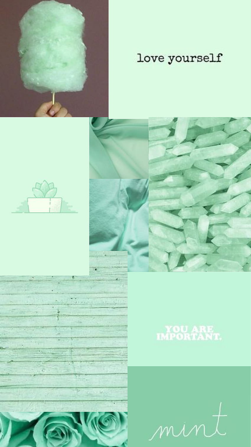 Mint Green Aesthetic Collage HD phone wallpaper  Pxfuel