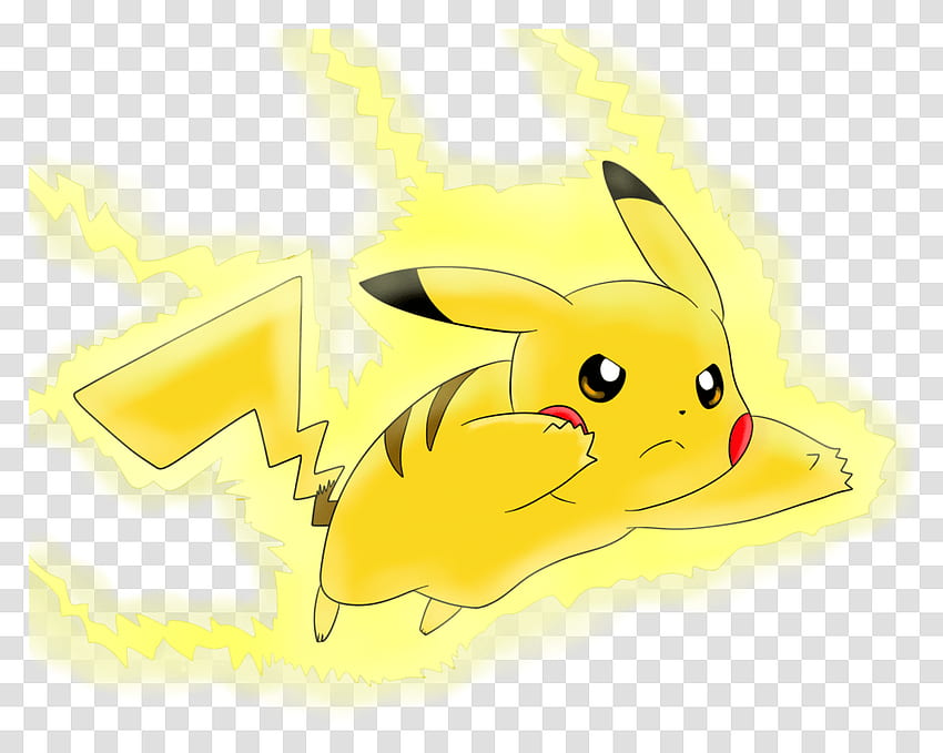 Thunderbolt Drawing Pikachu Pokemon Pikachu Anime Boy, 코트, 그래픽, 식물 투명 Png HD 월페이퍼