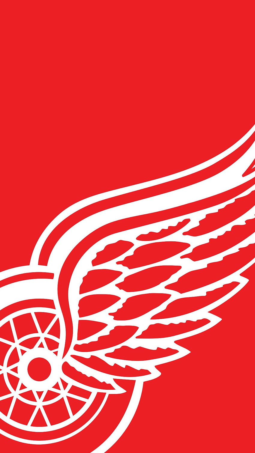 Download wallpapers Detroit Red Wings red background American hockey  team Detroit Red Wings emblem NHL USA hockey Detroit Red Wings logo  for desktop free Pictures for desktop free