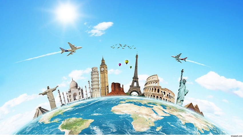 Mobil ve Tabletiniz için Dünyayı Dolaşın []. Dünya Seyahatini Keşfedin. Dünyanın En İyisi , Dünya , Seyahat Şehirleri, Seyahat Grafiği Dünyası HD duvar kağıdı