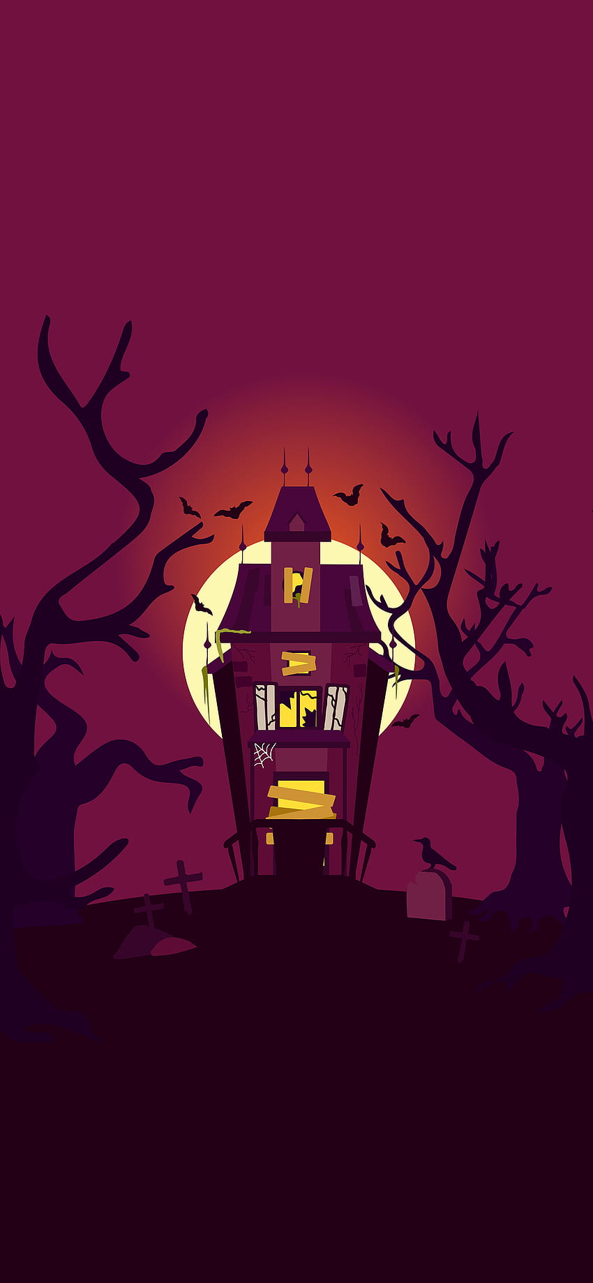 Funny, Spooky & Happy Halloween For iPhone (2020), Haunted House iPhone HD phone wallpaper