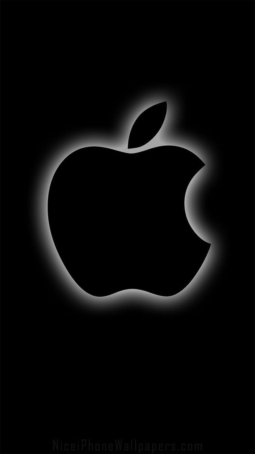apel , Apple iphone, 750 X 1334 Hitam wallpaper ponsel HD