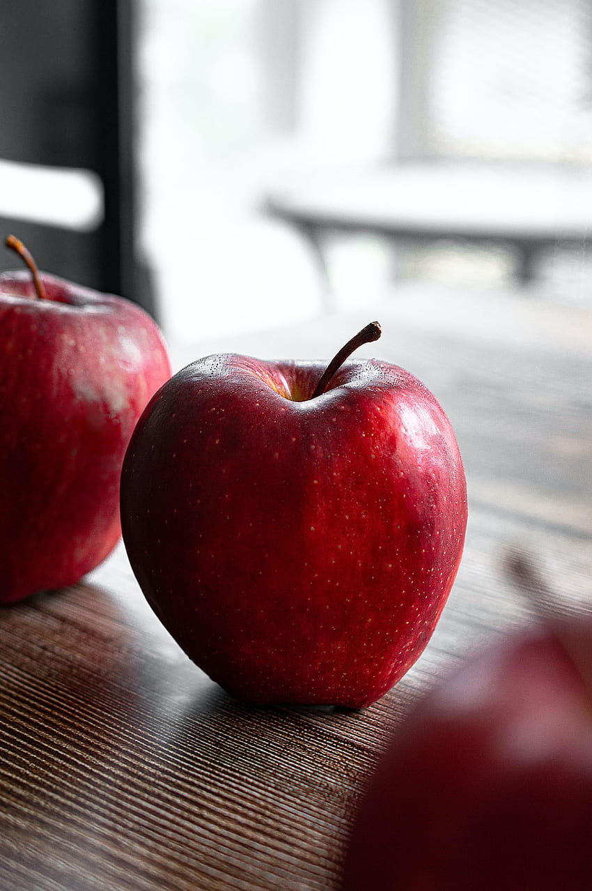 과일, 음식, 사과, 표면 HD 전화 배경 화면