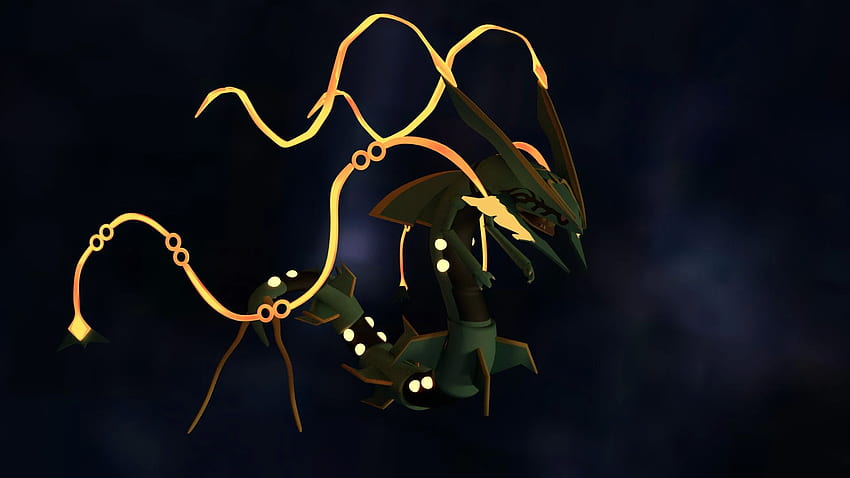 Shiny Mega Rayquaza Wallpaper Download