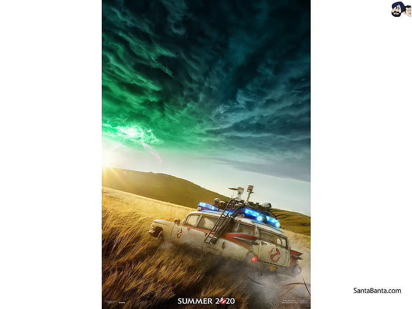 Плакат на американски фантастичен комедиен филм „Ловци на духове: Животът след смъртта“ (Премиера на 10 юли 2020 г.) HD тапет