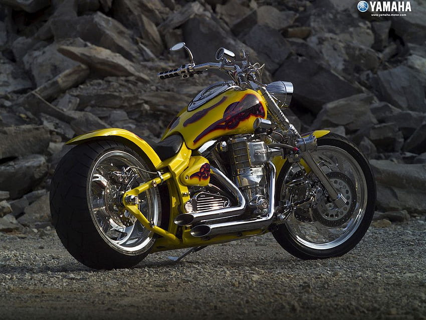 Cool Yellow Motorcycle . Bike HD wallpaper