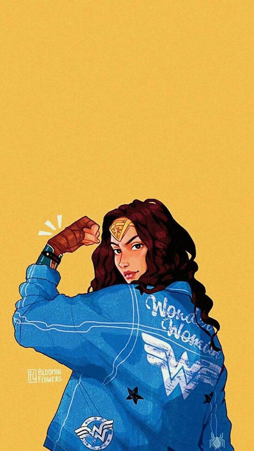 Disegno di Wonder Woman, estetica di Wonder Woman Sfondo del telefono HD
