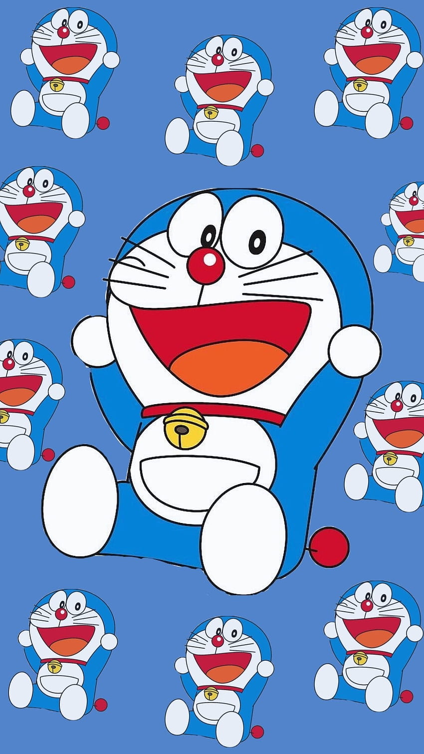 Doraemon lindo, alegre fondo de pantalla del teléfono