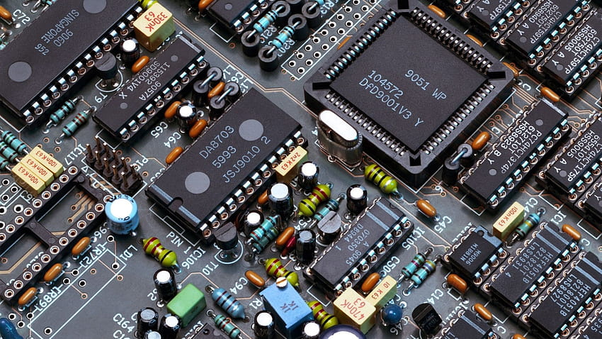 Circuits Board . Electronics HD wallpaper