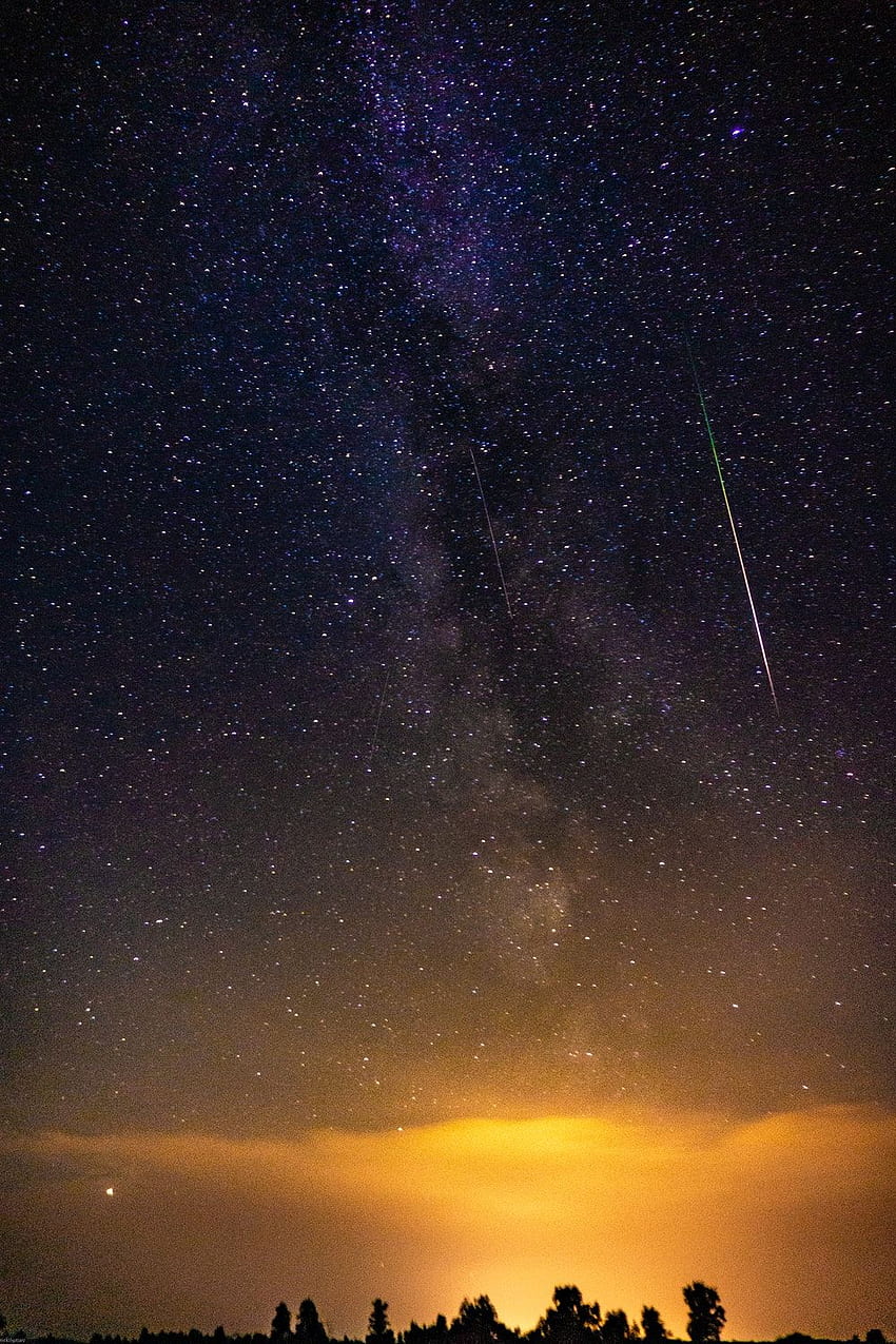 Perseiden Meteorschauer HD-Handy-Hintergrundbild