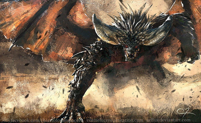 Negigante Dunia Pemburu Monster, Nergigante Wallpaper HD