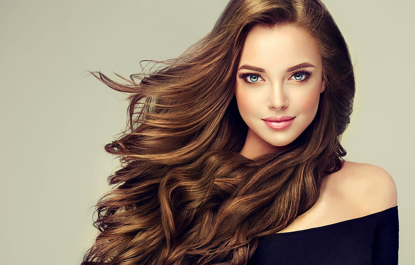 girl, model, hair, make up for , section девушки -, Hair Care HD wallpaper