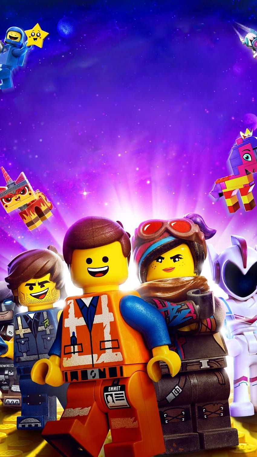 Лего филмът 2: Втора част (2019) Телефон. Киномания. Лего, Лего графика, Лего биртай, Емет HD тапет за телефон