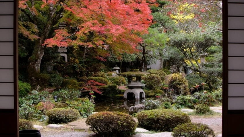 วิธีสร้างการออกแบบสวนญี่ปุ่นใน 16 ขั้นตอน Japanese Rock Garden วอลล์เปเปอร์ HD