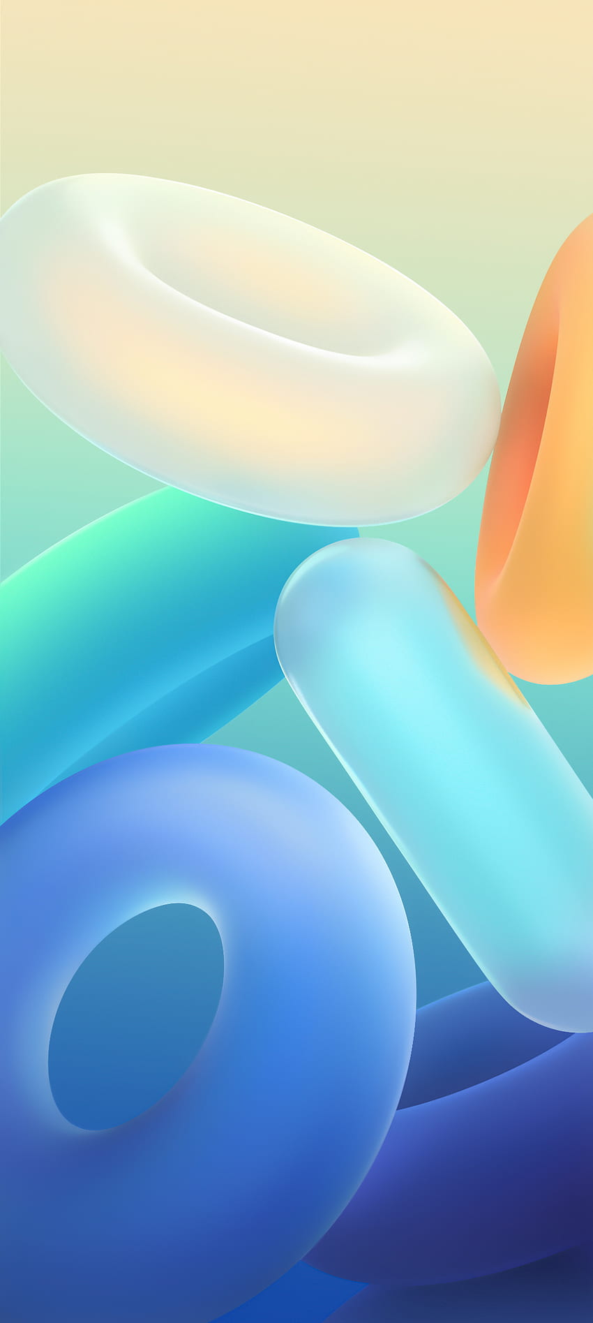 Abstrakt, Aqua, elektrisches Blau HD-Handy-Hintergrundbild