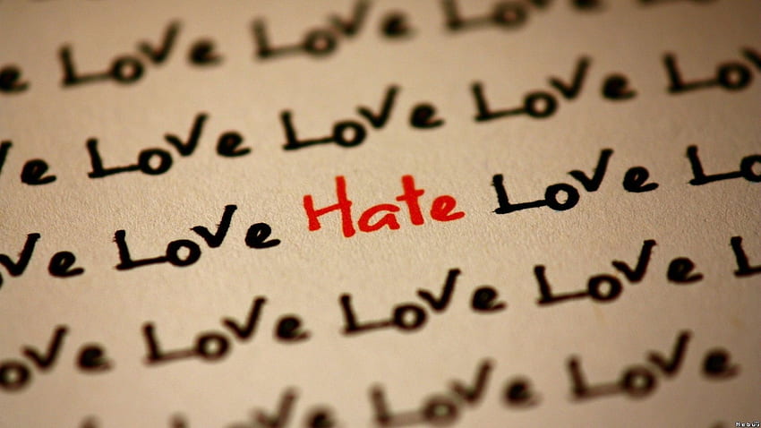 Hate love quotes text . PC, Written HD wallpaper