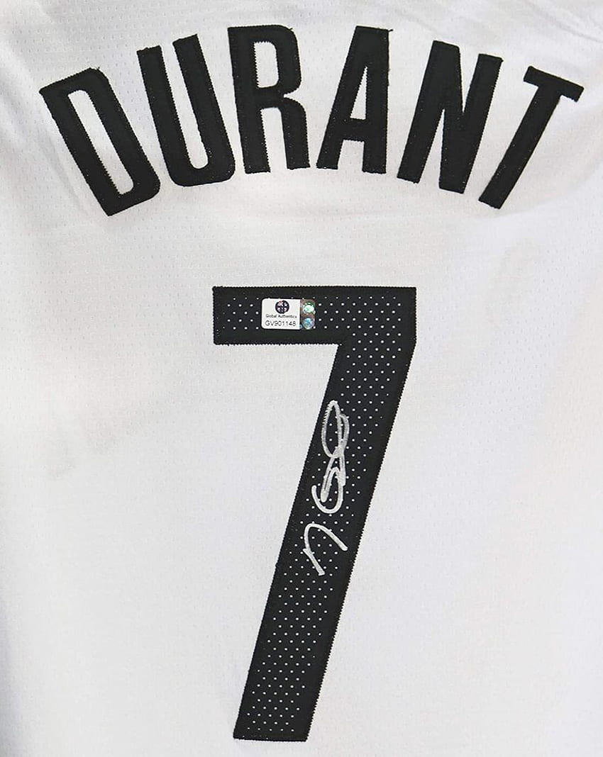 Kevin Durant Brooklyn Nets Signed Autographed White Jersey COA –. Kevin durant , Kevin durant, Brooklyn nets HD phone wallpaper