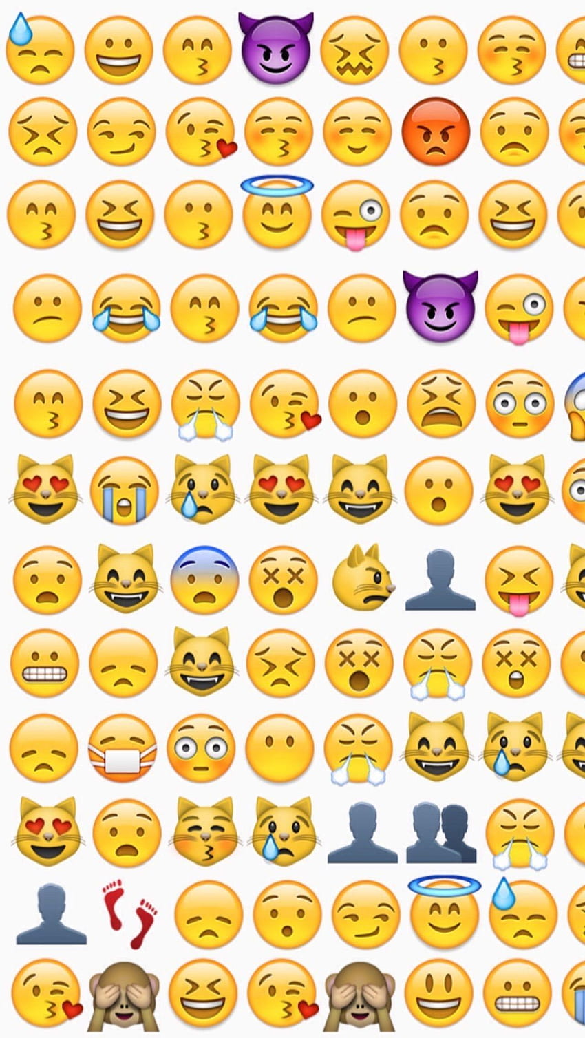 Emojis iPhone Icon HD phone wallpaper