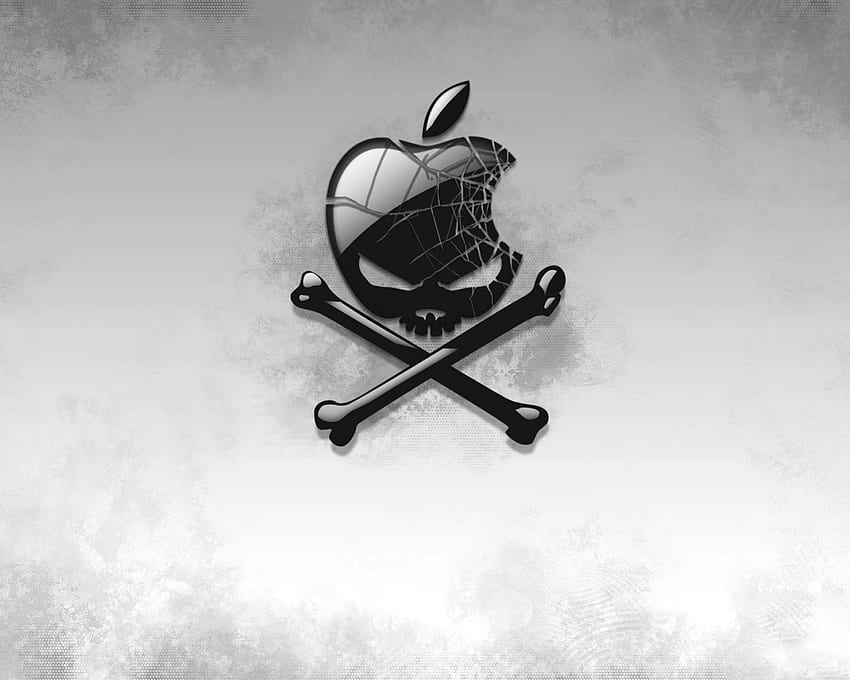 Czarne jabłko zabójcy 3D. 3D i abstrakcyjne, zabójcza czaszka Tapeta HD