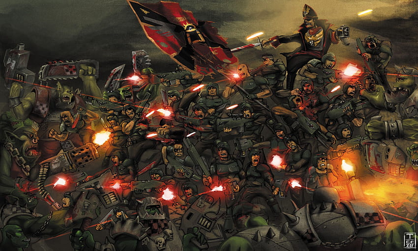 Warhammer 40k Pengawal Kerajaan Wallpaper HD