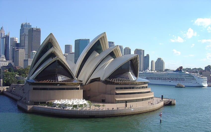Sydney Opera House Wide – Viajes fondo de pantalla