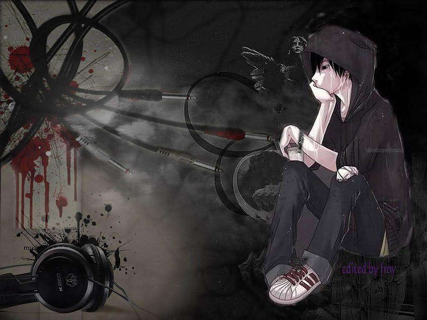 Dark Emo Anime, Emo Art HD wallpaper | Pxfuel