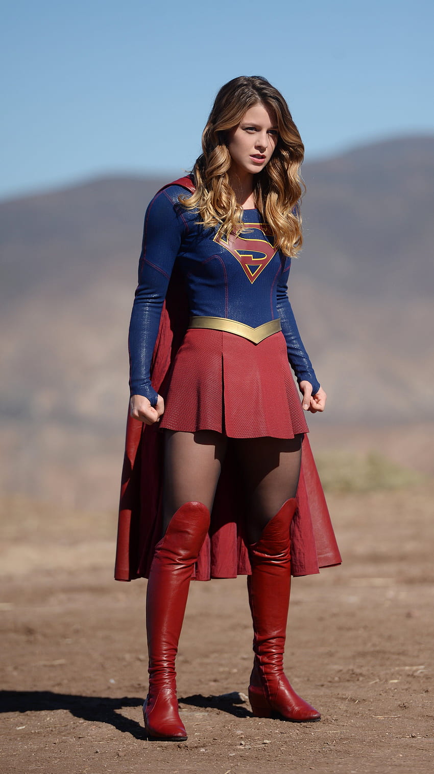 Melissa Benoist, supergirl, hollywoodzka aktorka, modelka Tapeta na telefon HD