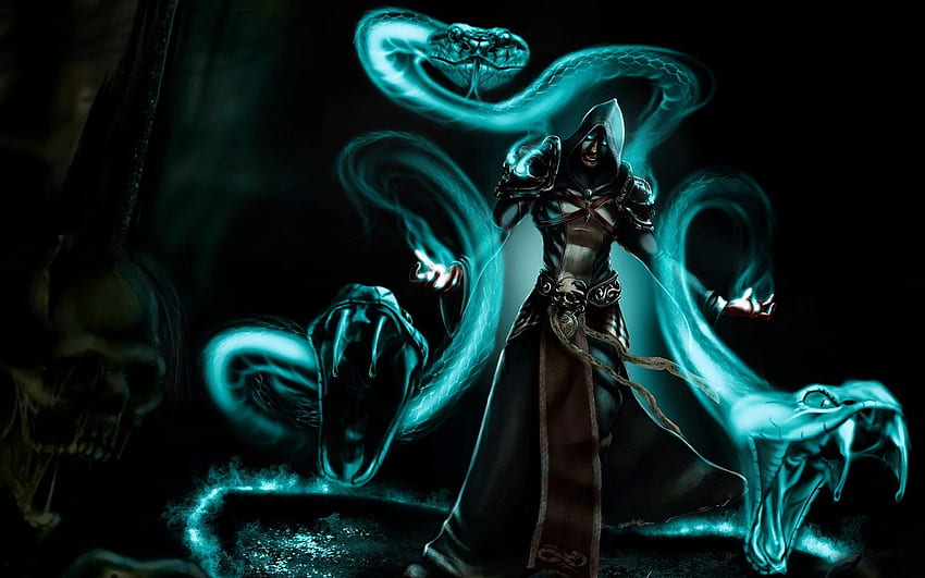 Sorcerer and Background, Dark Sorcerer HD wallpaper | Pxfuel
