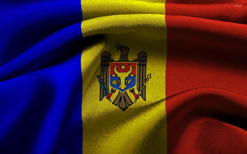 Drapeau de la Moldavie - graphie Fond d'écran HD