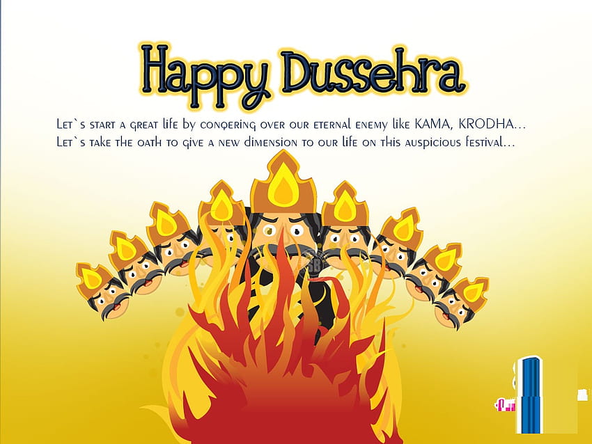 Incroyable salutation de Dussehra et sur Askideas, Happy Dussehra Fond d'écran HD